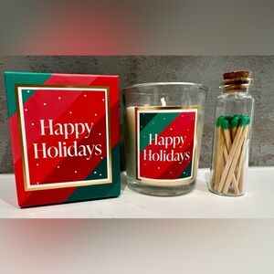 Knack cinnamon clove candle with matches